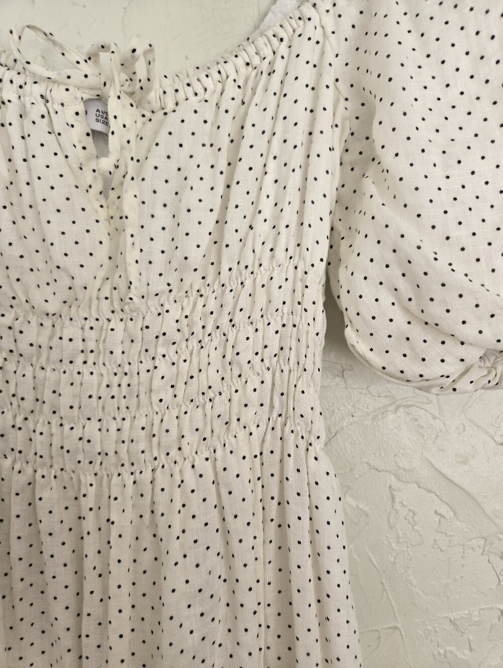 Faithfull The Brand Maurelle Polka Dot Dress, XS - Picture 7 of 12